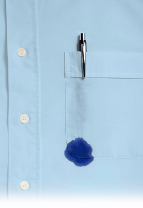 Ink Stained Shirt Pocket